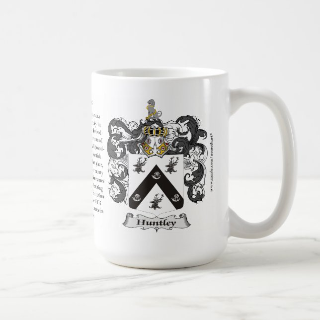Mug Huntley, l'origine, la signification et la crête (Droite)