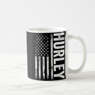 Mug Hurley Ky US Vintage Drapeau Américain Rétro Pour