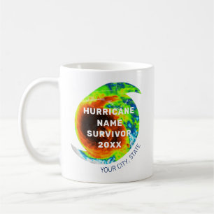 Mug HURRICANE SURVIVOR Commémoratif Personnalisé