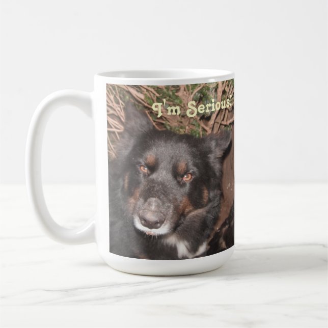 Mug Husky Collie Cross (Gauche)