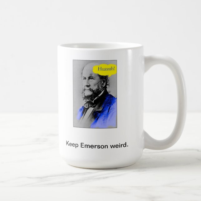 Mug Huzzah, maintiennent Emerson étrange (Droite)