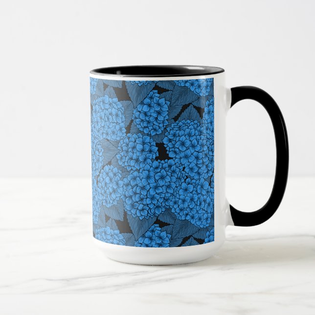 Mug Hydrangée bleue (Droite)