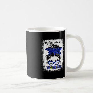 Mug Hydrocéphalie Warrior Messy Bun Blue Ribbon Leopar