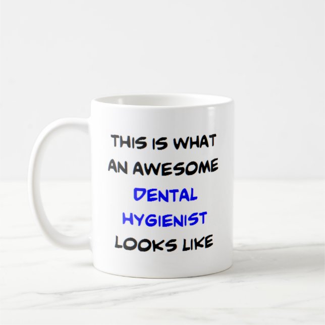 Mug hygiéniste dentaire, génial (Gauche)