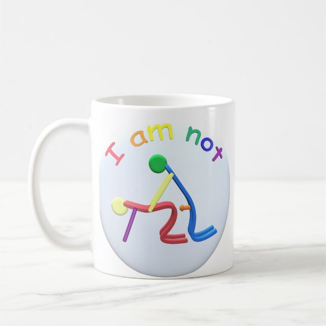 Mug I am not straight (Gauche)