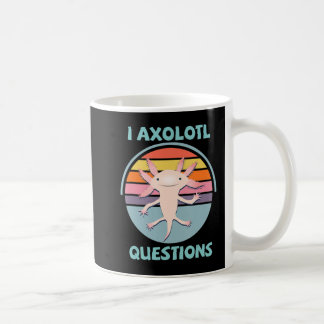 Mug I Axolotl Questions Kawaii Anime Axolotl Cadeau