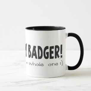 Mug I blaireau de miel de coeur