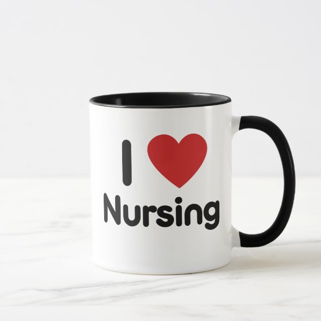 Mug I coeur Soins infirmiers (Droite)