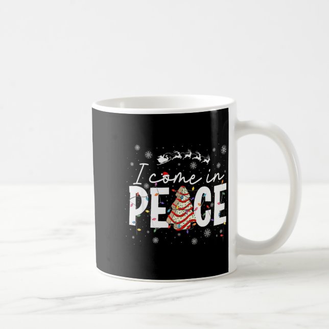 Mug I Come In Peace Couple Matching Ugly Christmas Swe (Droite)