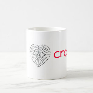 Mug I crochet de coeur