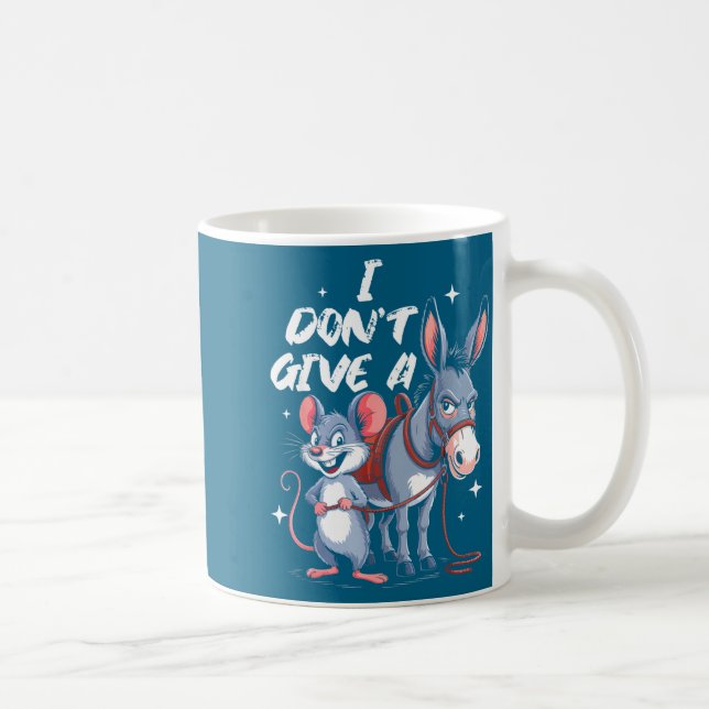 Mug I Don't Give A Rats Mouse &amp; Funny  (Droite)