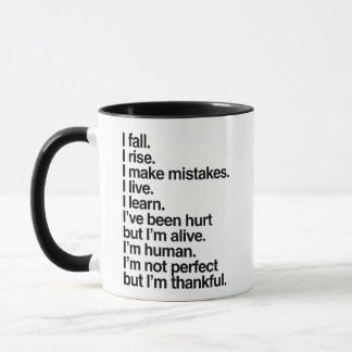 Mug I Fall Rise and Make Mistakes