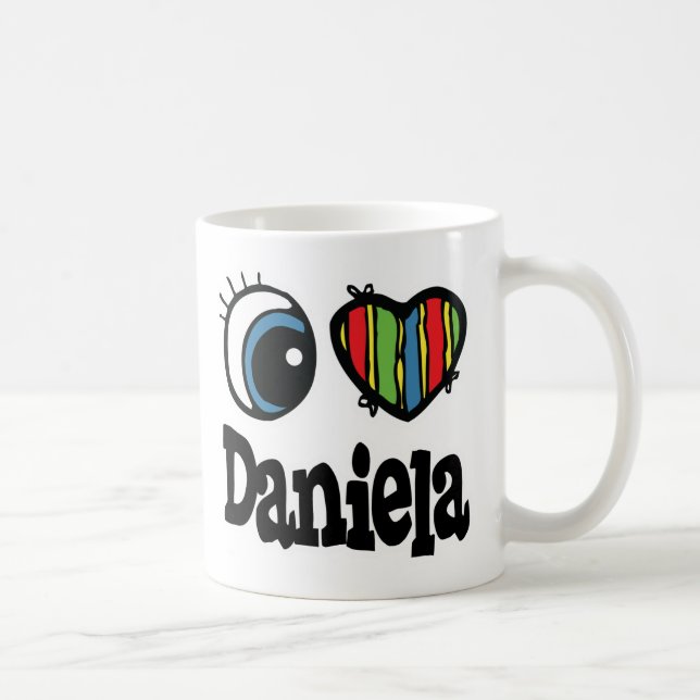 Mug I Heart (Amour) Daniela (Droite)