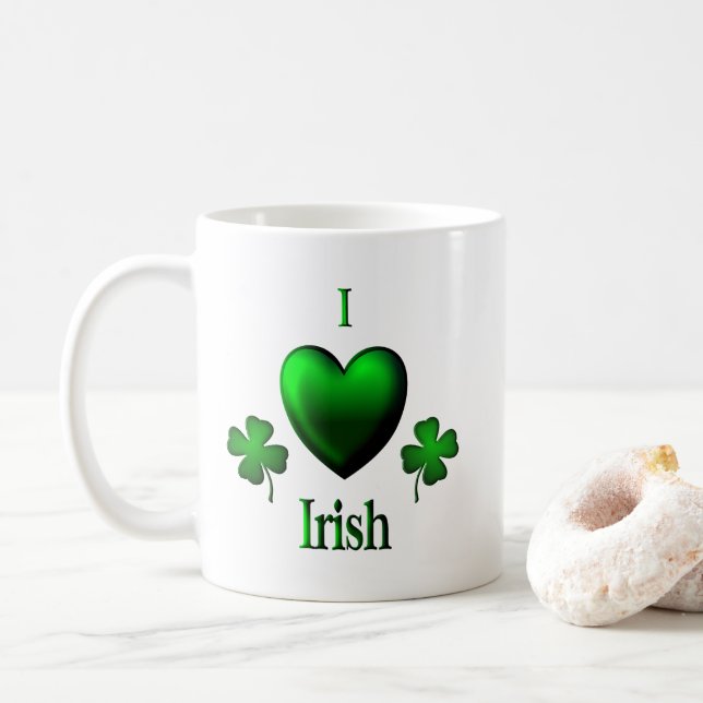 Mug I Heart Irish (Avec donut)
