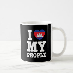 Mug I Heart (Love) My Khmer People