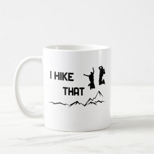 Mug I hike that — J'aime marcher dans un design graphi