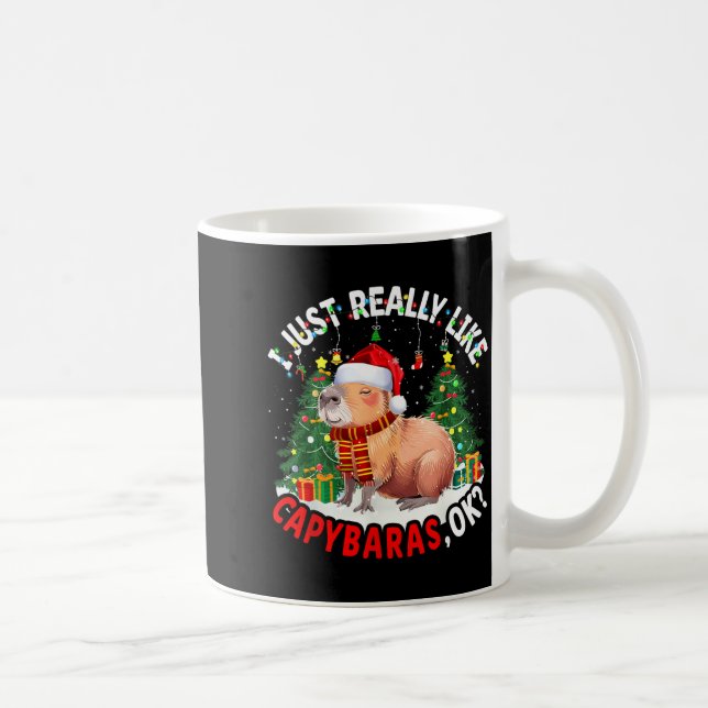 Mug I Just Really Like Capybaras Ok Capybara Animal Ch (Droite)