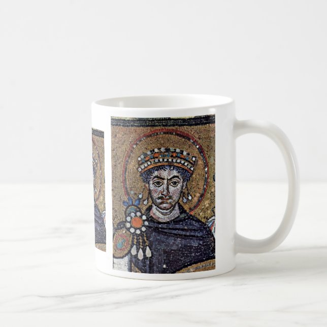 Mug I Justinian, mosaïques A de choeur de San Vitale (Droite)
