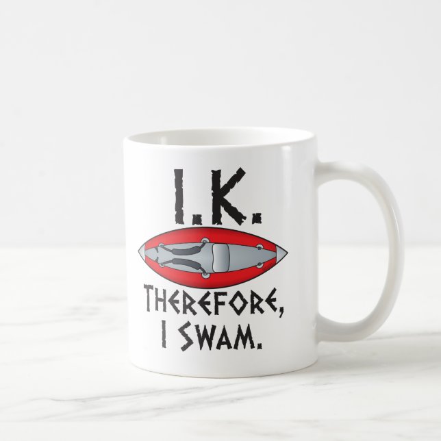 Mug I.K. Par conséquent, je nage (Droite)