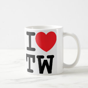 Mug I le coeur TW conçoivent