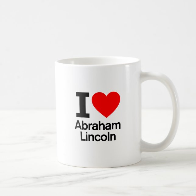 Mug I Love Abraham Lincoln (Droite)