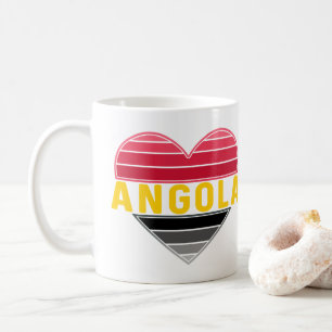 Mug I Love Angola, Coeur angolais