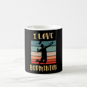 Mug I Love Badminton Jump Smash