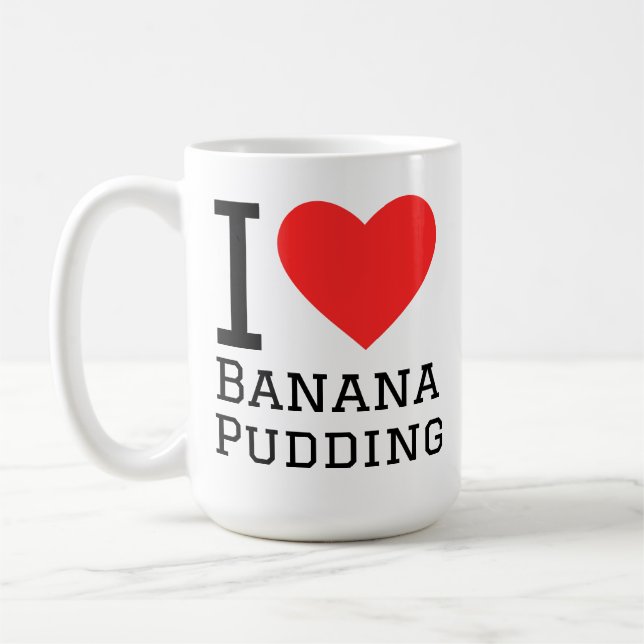 Mug I love banana pudding (Gauche)