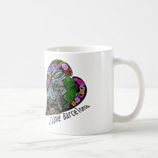 Mug I Love Barcelona - La ville aux fleurs