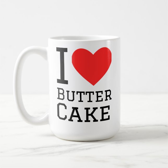 Mug I love butter cake  (Gauche)