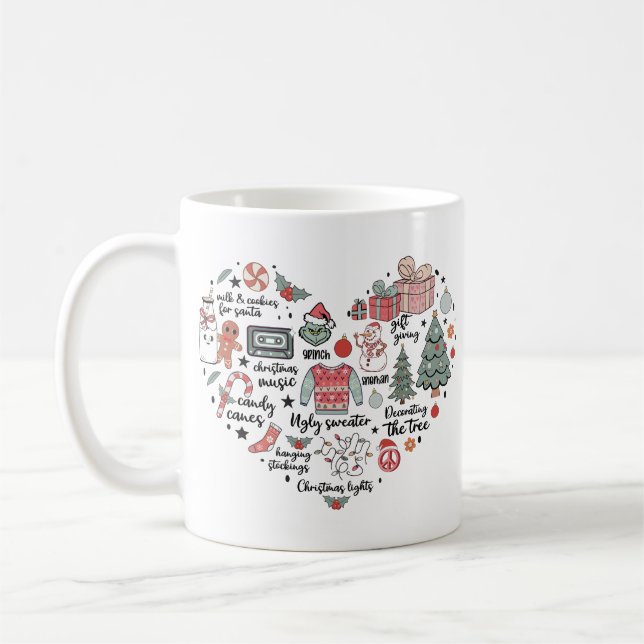 Mug I Love Christmas : Festive (Gauche)