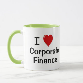 Mug I Love Corporate Finance Manager Partenaire Fun De