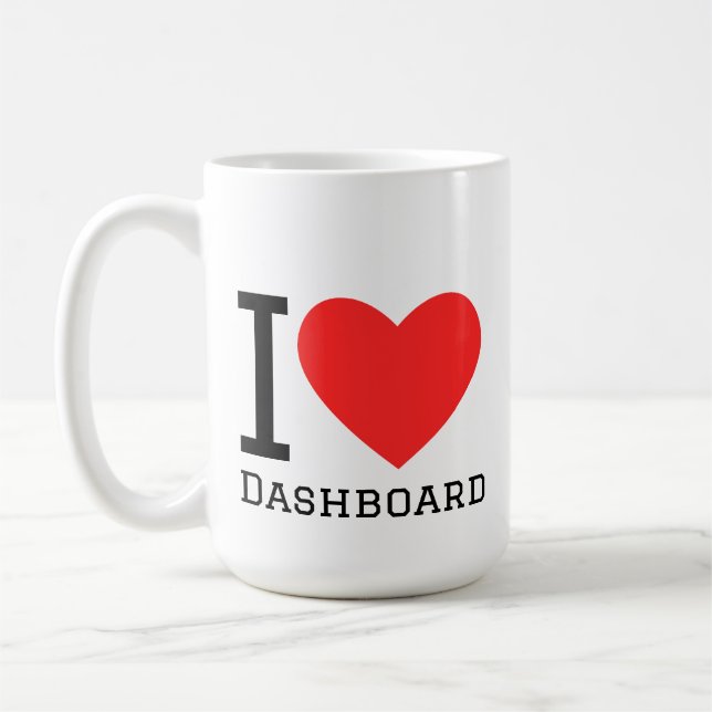 Mug I love dashboard (Gauche)