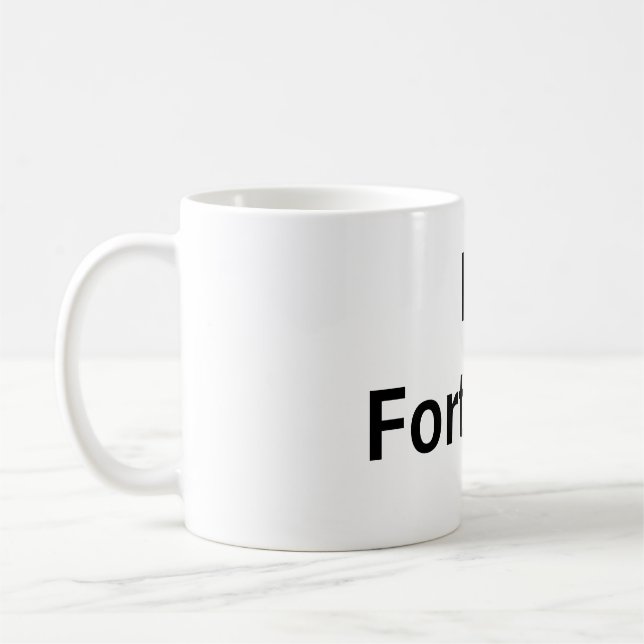 Mug I love Fortaleza (Gauche)