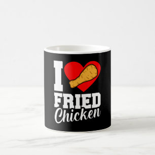 Mug I Love Fried Chicken Funny Eater Graphic