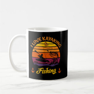 Mug I Love Kayak And Fishing Canoë Aventure sur