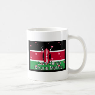 Mug I Love Kenya et "Hakuna Matata" Art Print