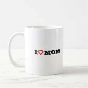 Mug I Love Maman Design Café Mug/Personnalisé