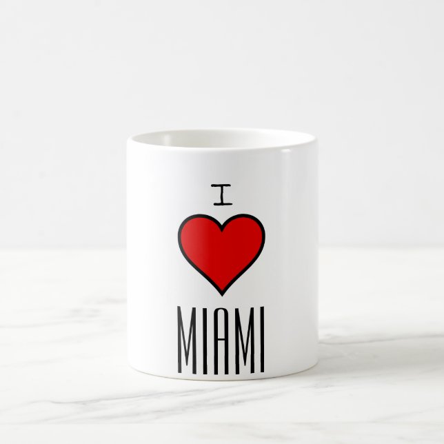 Mug ~I Love Miami~ MUG, CUSTOMISEZ-LE ! (Centre)