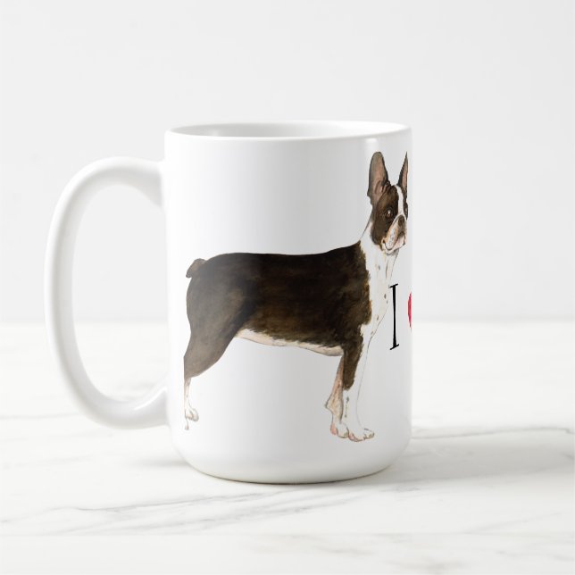 Mug I Love my Boston Terrier (Gauche)