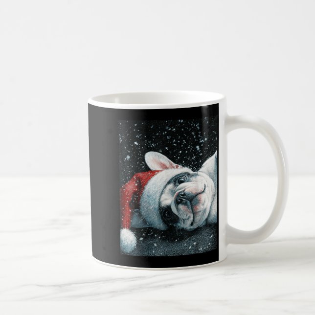 Mug I Love My French Bulldog Christmas Cute  (Droite)