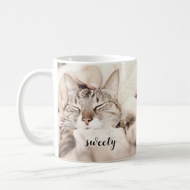 Mug I love my sweet little cat photo (Gauche)