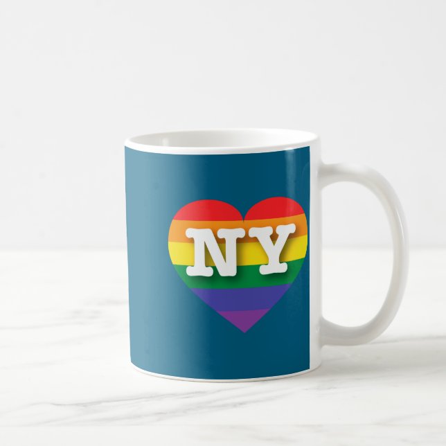 Mug I Love New York Rainbow Heart _1  (Droite)