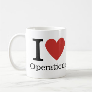 Mug I ❤️ Love Operations - Département des opérations