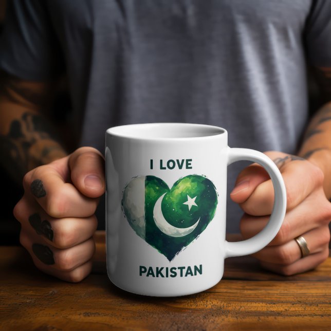 Mug I love Pakistan (Créateur téléchargé)