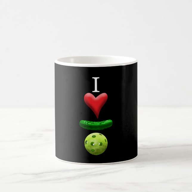 Mug I Love Pickleball - Noir (Centre)