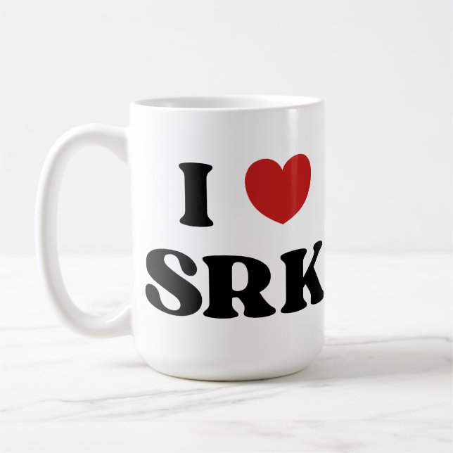 Mug I love SRK - I Love Shahrukh Khan (Gauche)