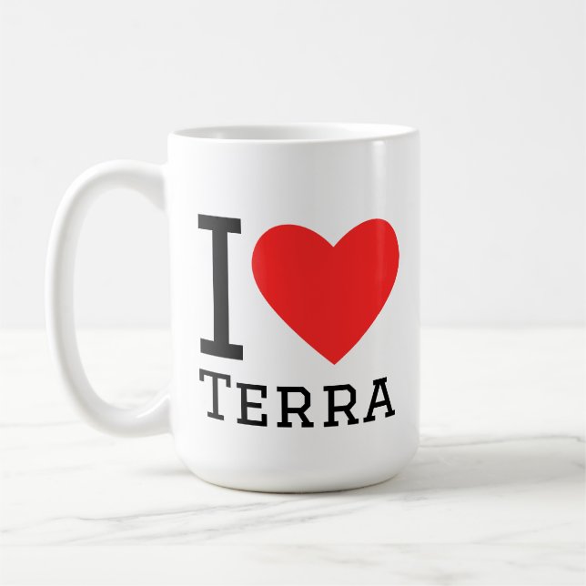 Mug I love terra (Gauche)