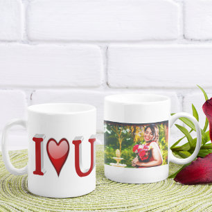 Mug I Love U Valentines Day photo