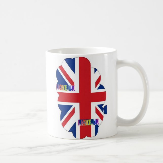 Mug I Love UK Art Print (Droite)